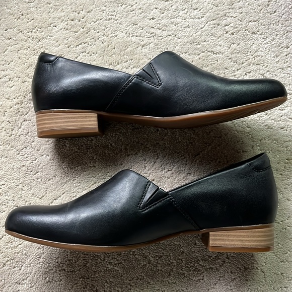 Clark’s Juliet Palm Flats Slip-On Shoes Black 9.5M - Picture 5 of 10